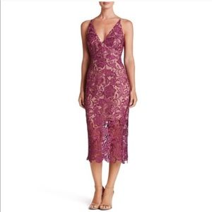 Dress the Population Marie Lace Midi Dress
